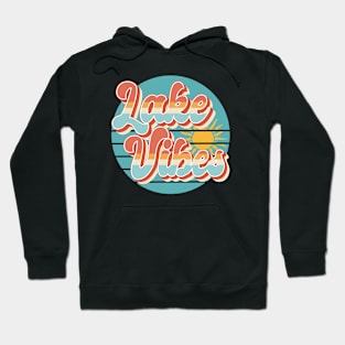 Lake vibes Sun Vacation Summer Retro fashion 80s Hoodie